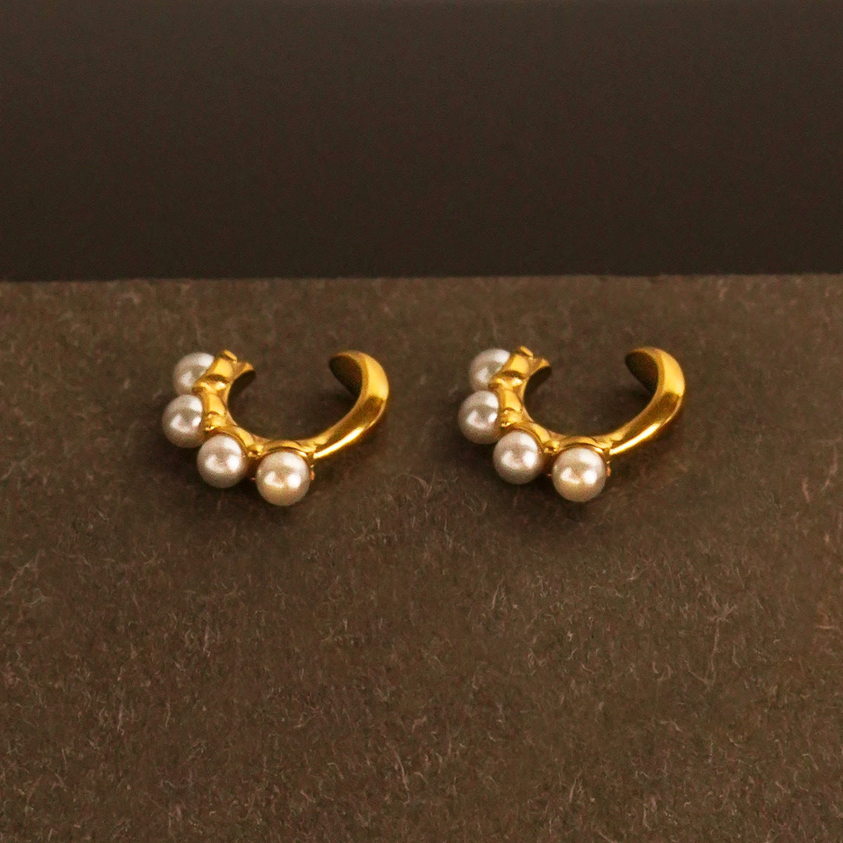 Hawaiian pearl shell earrings