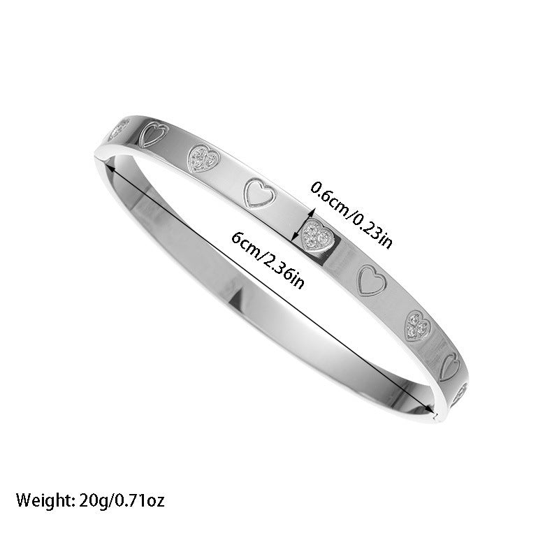 Love Diamond Buckle Bracelet