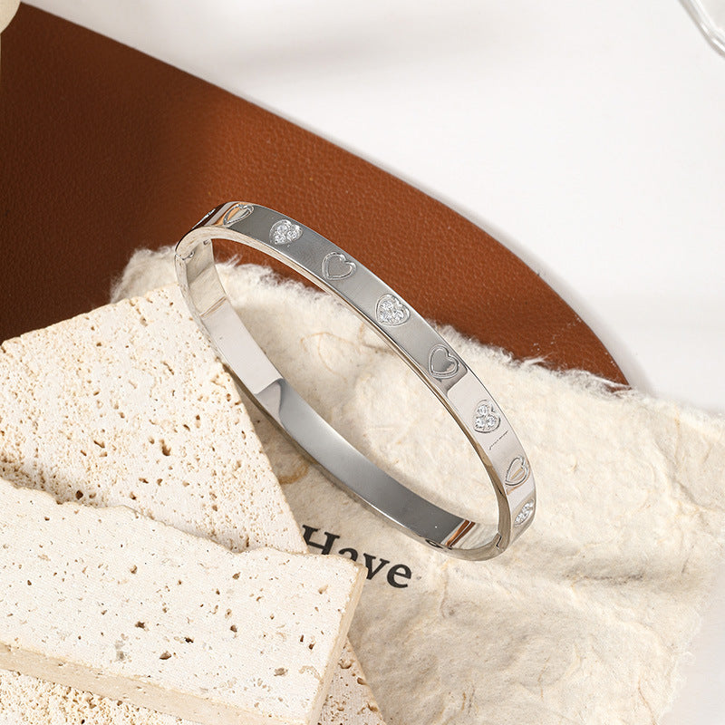 Love Diamond Buckle Bracelet