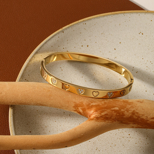 Love Diamond Buckle Bracelet